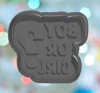 Baby Shower Boy Or Girl Cookie Cutter