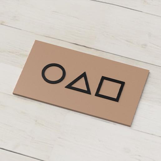 INVITATION CARD "THE SQUID GAME".