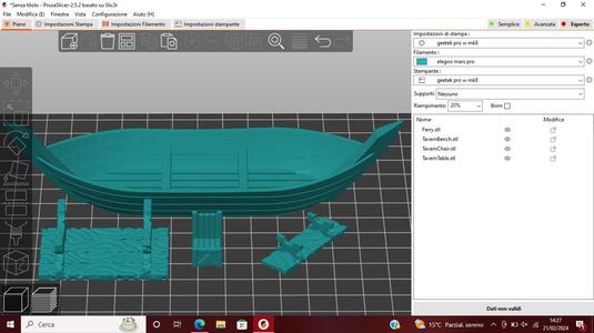 barca tavolo sedia panca