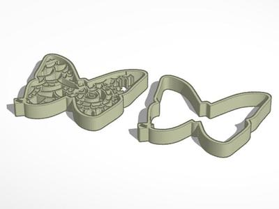 Butterfly cookie cutter