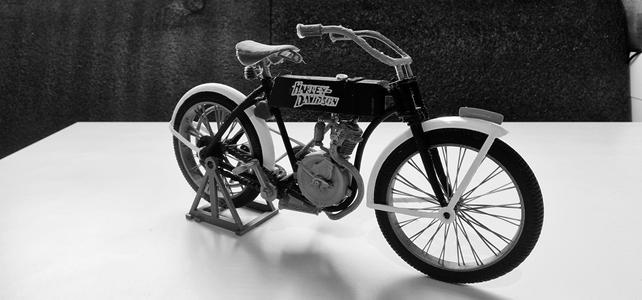 Harley Davidson motorcycle year 1910 by Ed van der Heijden