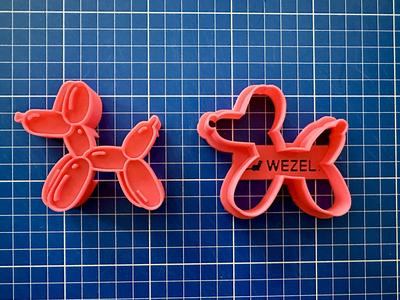 Balloon Dog - Cookie Cutter with Stamp and Embosser