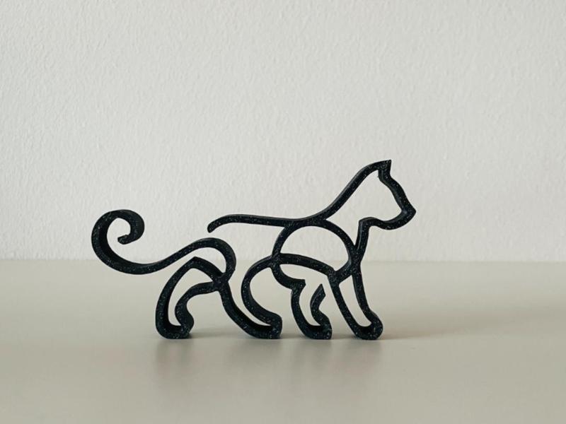 Wild Cat line art