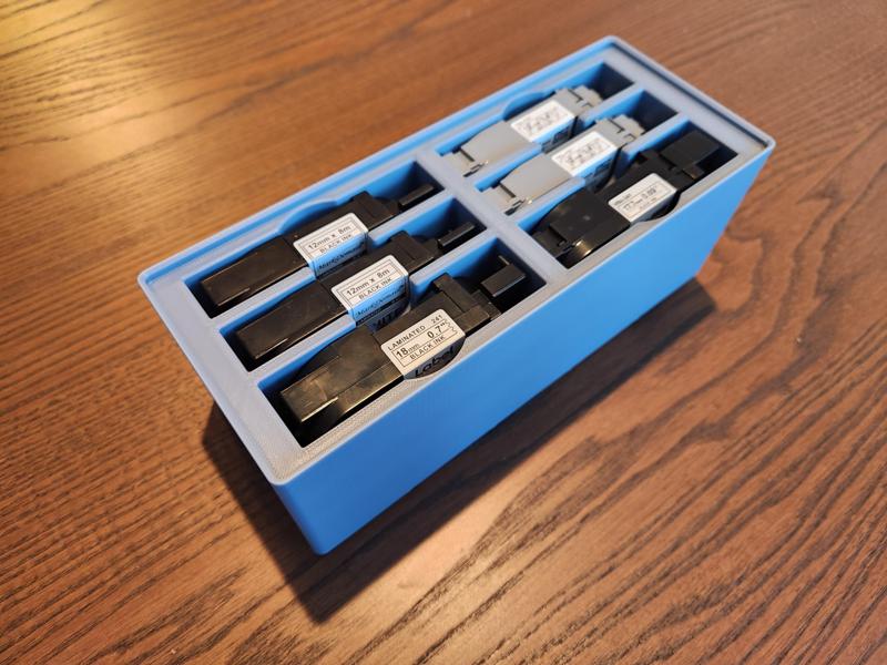 Brother Label Cassette Storage - Gridfinity