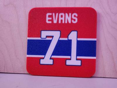NHL Coaster - JAKE EVANS