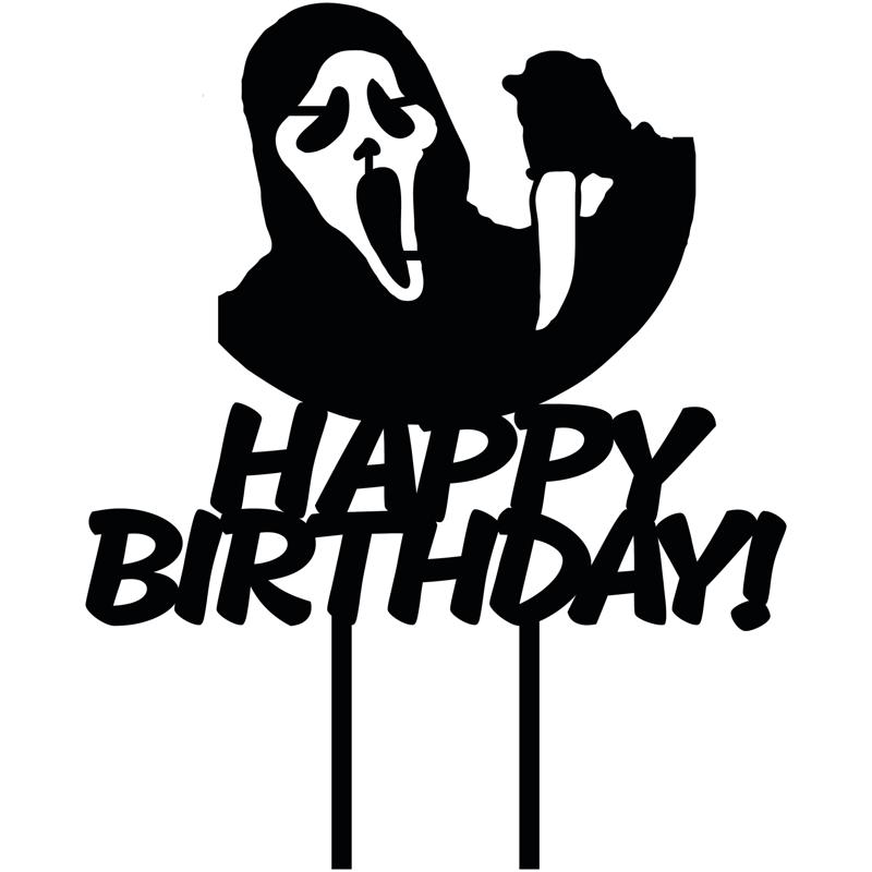 CAKE TOPPER SCREAM halloween