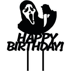 CAKE TOPPER SCREAM halloween