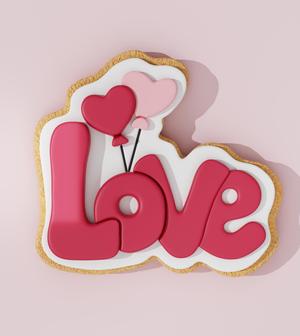 Valentine Love #1 Cookie Cutter