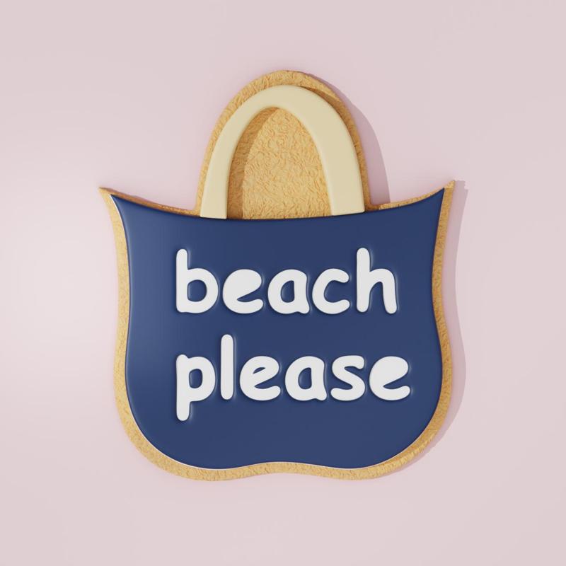 Beach Bag Cookie Cutter