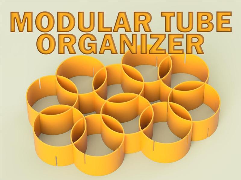 Modular Tube Organizer
