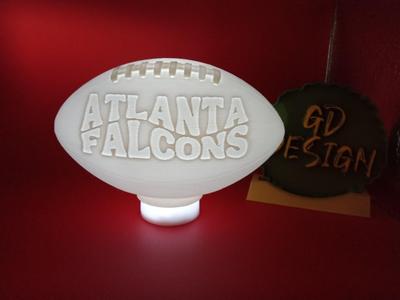 Atlanta Falcons 3D WAVE NFL FOOTBALL TEALIGHT