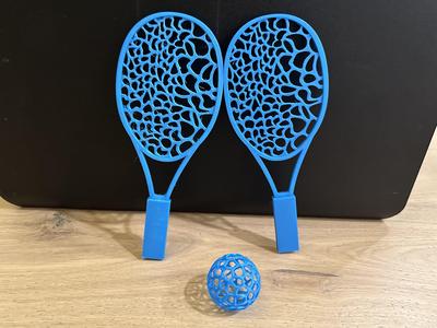 Voronoi Miniature Tennis Racquet (Game)