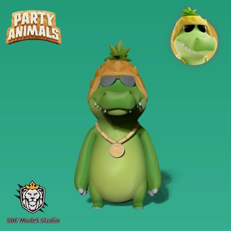 COCO CROCODILE Pineapple PARTY ANIMALS
