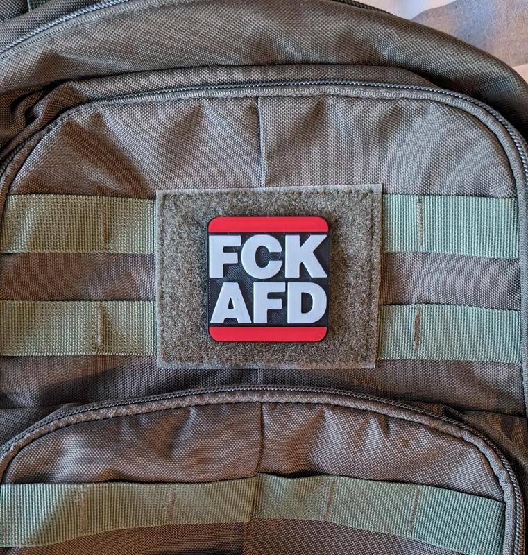 FCK AFD Backpack Patch