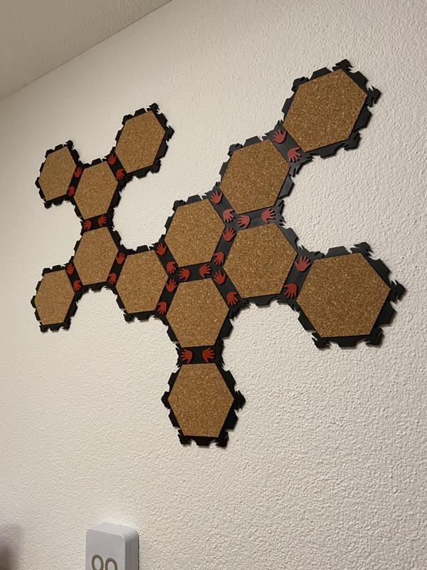 Hexagonal Pin Board