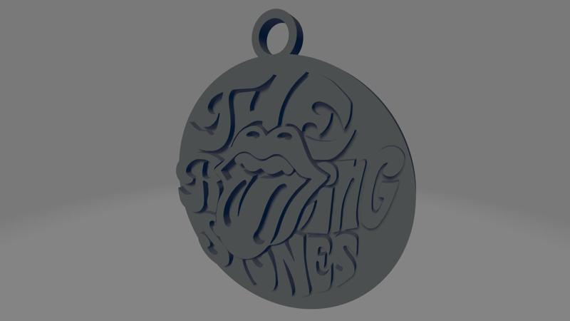 The Rolling Stones keychain