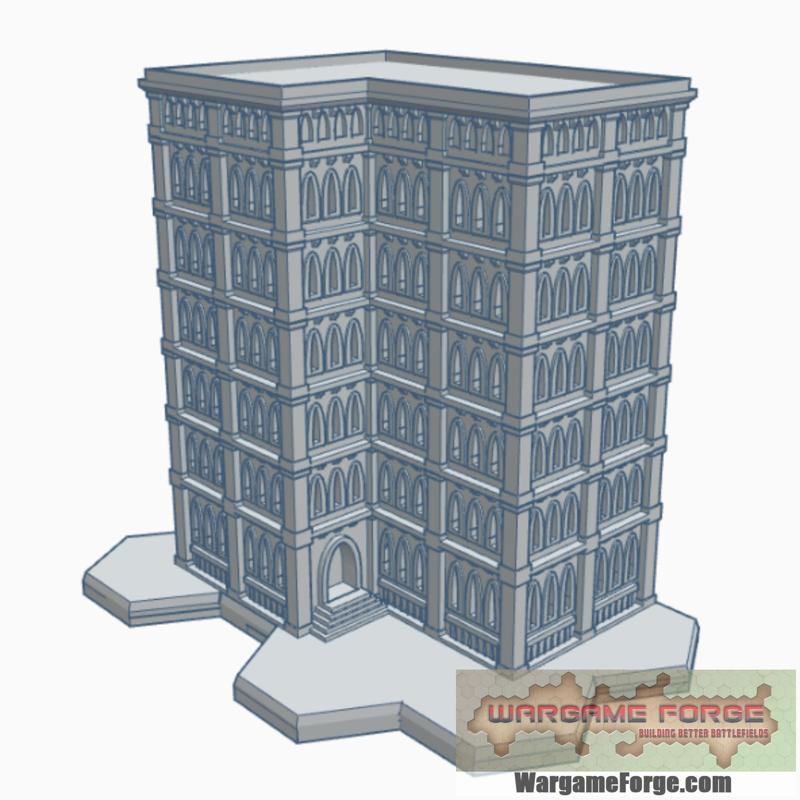 Gothic Building 97 with Hex Base GHB097