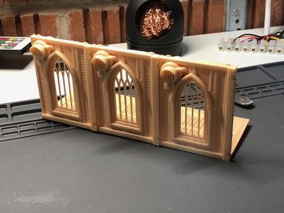 Futuristic Gothic Arch Window