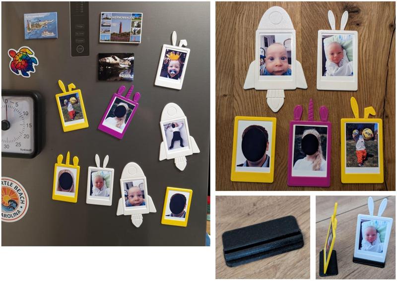 Instax Mini magnetic fridge frames