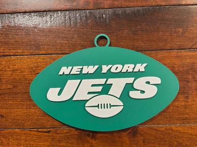 New York Jets Oversized Necklace Logo