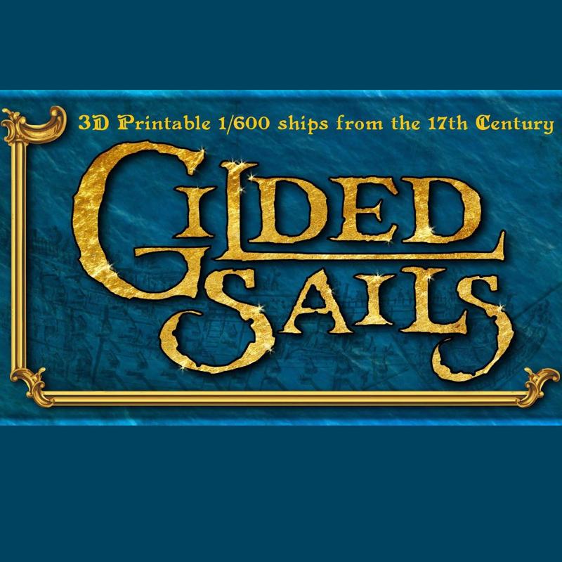 Gilded Sails: Anglo Dutch Range (12 Ships) GS-1