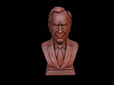 George H. W. Bush Bust