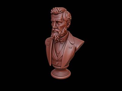 Rene-Robert Cavelier Bust