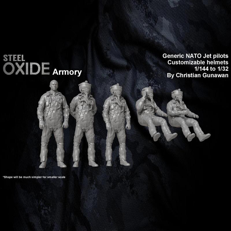 Generic fighter jet pilots