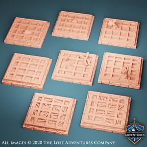 Jail Prison Floors (Set of 8)