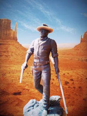 John Wayne - Action Western Figure