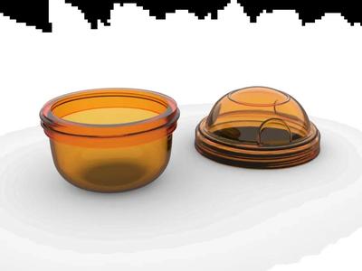 Threaded Lid Small Box