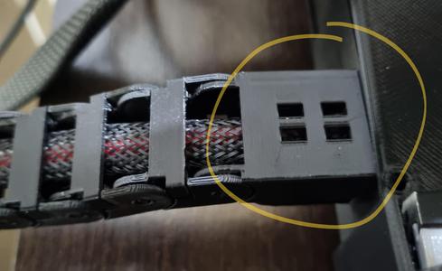 Chain Cover for "Ender 3 Case - Right Case SKR 3 EZ W/Chain"