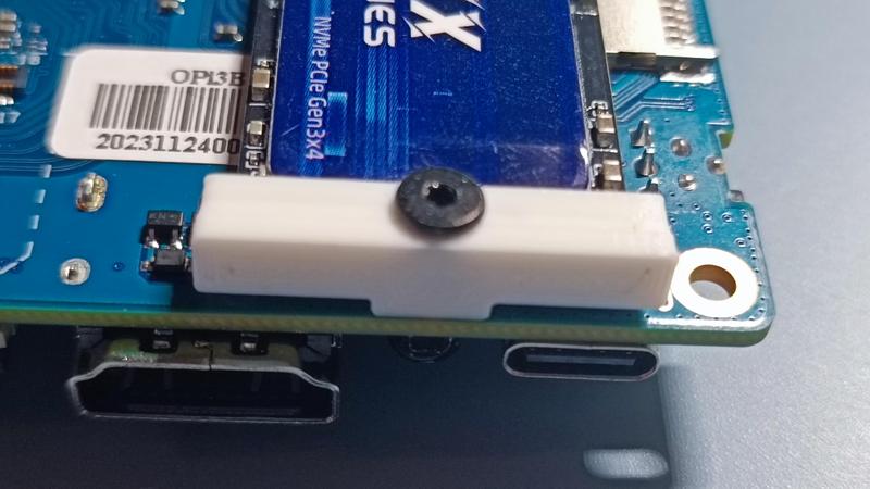 NVMe Standoff for the OrangePi 3B(v1)