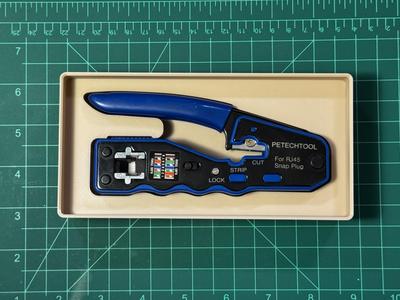 Gridfinity PETECHTOOL Pass-Through RJ45 Crimper