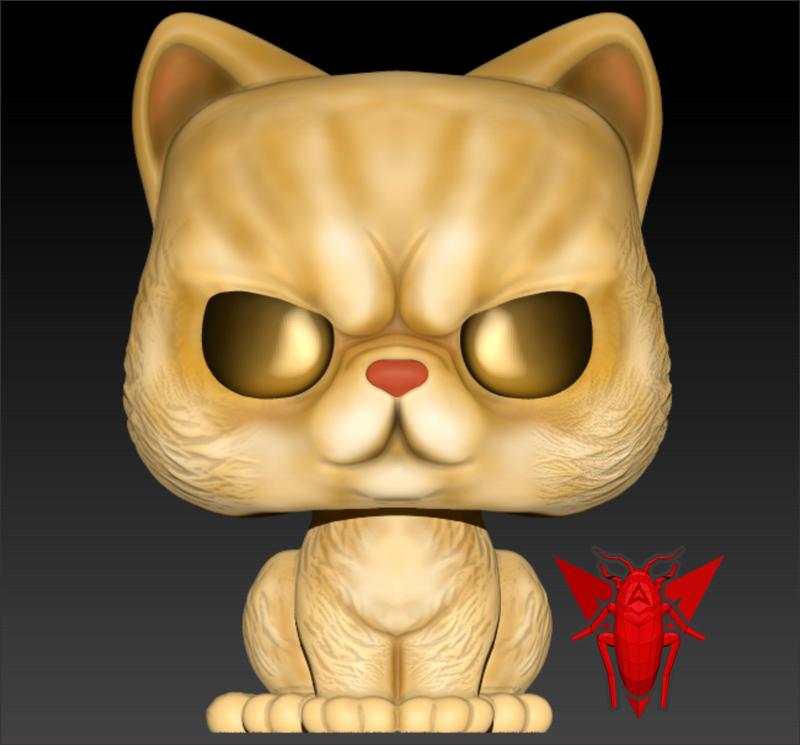 FUNKO CAT / FUNKO POP STYLE FAT KITTEN / FUNKO FAT GRUMPY CAT