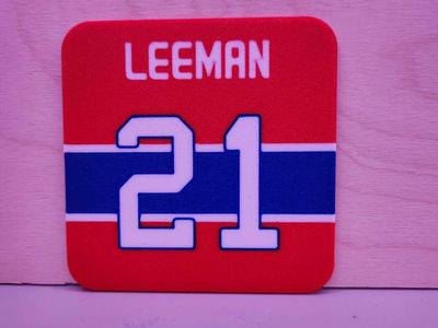 NHL Coaster - Kirk Leeman