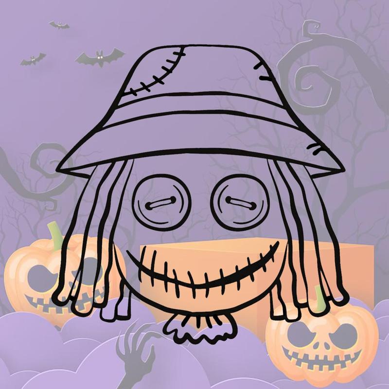 Scarecrow Halloween Cookie Mold