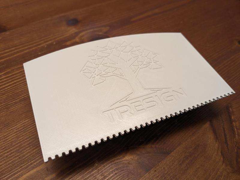 adhesive spreader / Glue Spreader notched 2mm 150mmx80mm