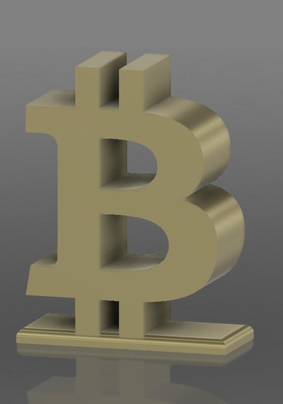 Bitcoin logo decor with/without stand !BTC