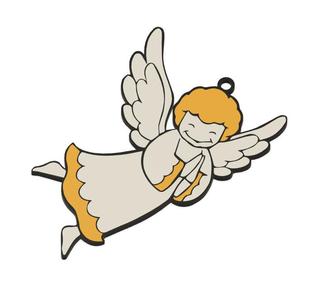 Keychain: Christmas Angel I