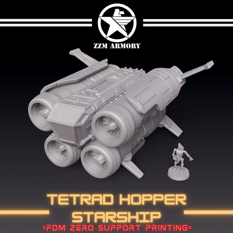 TETRAD HOPPER STARSHIP