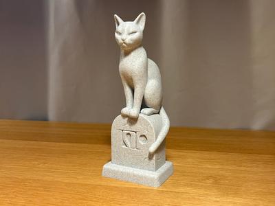Cat on Grave 2