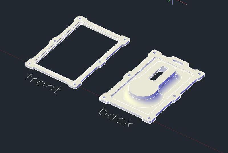 Overengineered RSA Token & ID Badge Holder