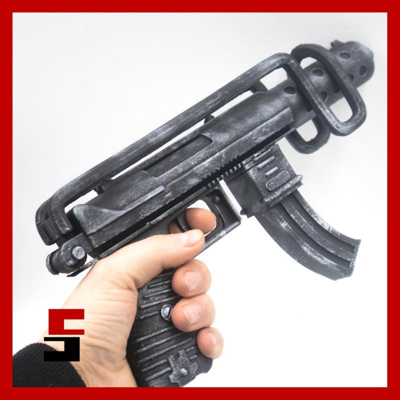 TEC9 Uzimatic TEC-9 Gun Replica Prop fake training gun