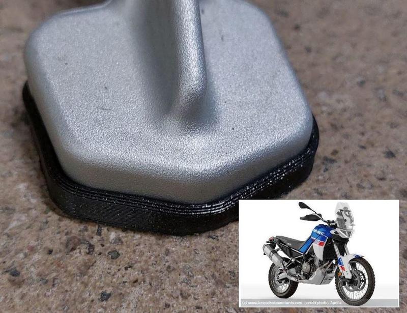 Crutch pad for Aprilia Tuareg 660