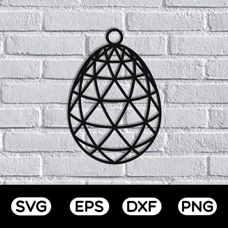 Easter Egg Laser cut SVG