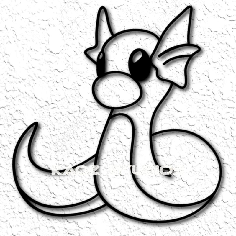 pokemon Dratini wall art pokemon wall decor 1 of 11