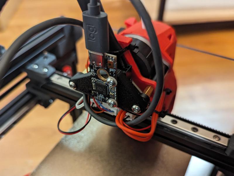 ADXL345/LIS2DW mount for Mini Stealthburner (Voron 0)