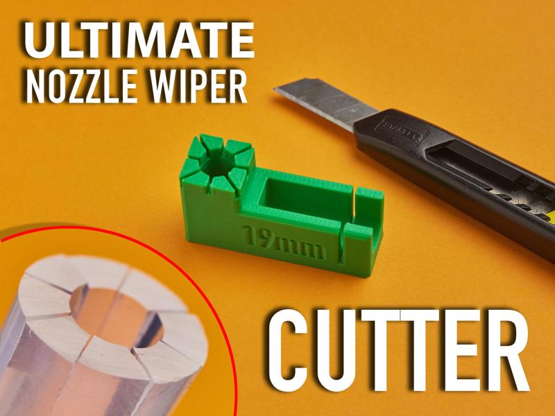 Cutter for Ultimate Nozzle Wiper