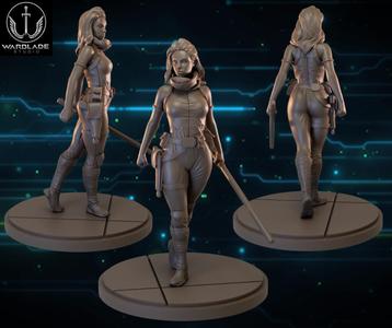 star wars shatterpoint mara jade presupported included